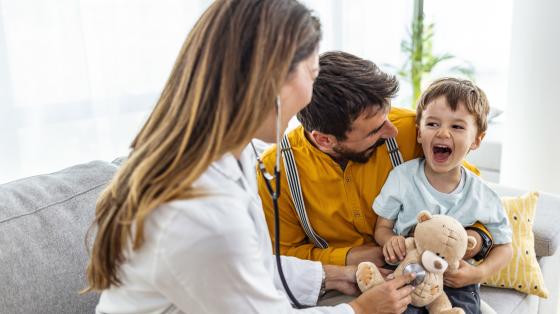 child and pediatrician