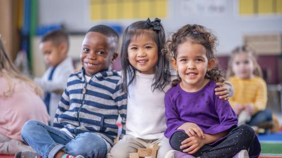 smiling children